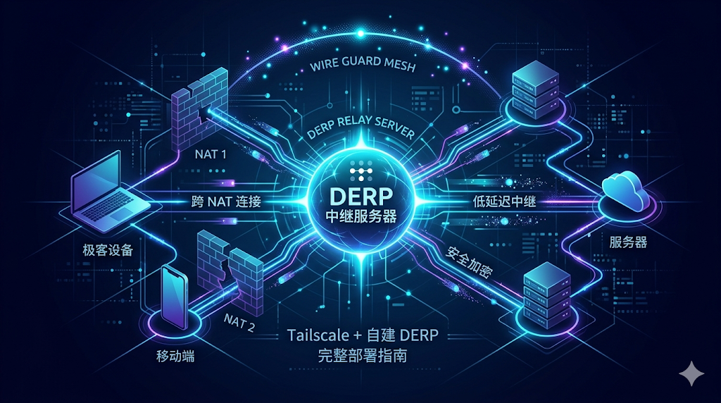 Derp Machine Learning Tailscale + 自建 DERP 中继服务器完整部署指南 | nax的博客